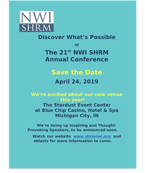 nwi shrm|More.